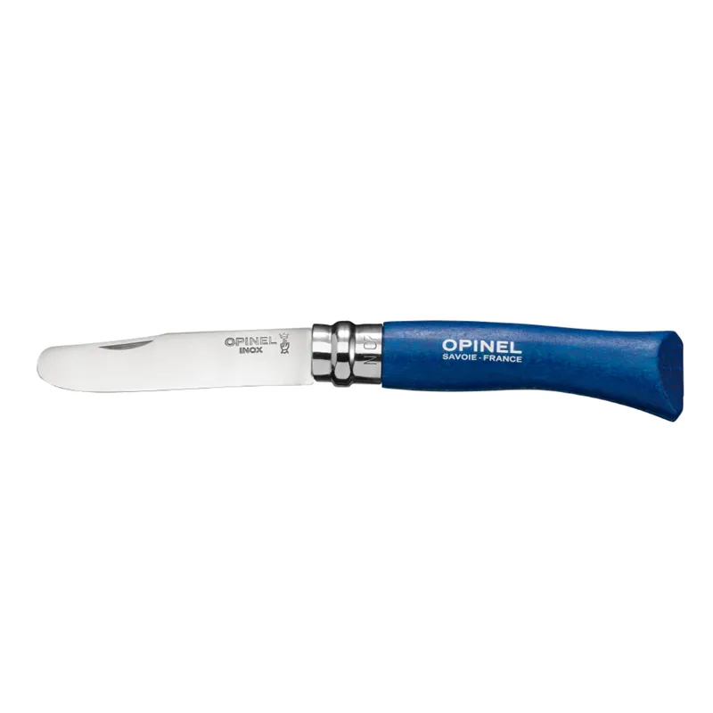 Opinel No.07 My First Opinel Folding Knife Locking Blade in Blue